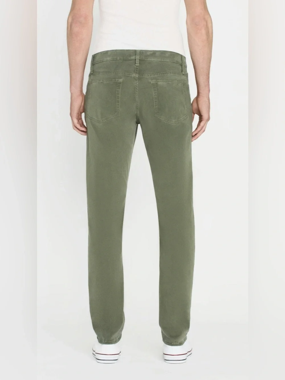 Frame Denim Slim Men’s Jeans in Washed Military